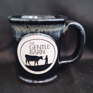 Stoneware Sunset Hill "The Gentle Barn" Coffee Mug Handcrafted, Animal Sanctuary